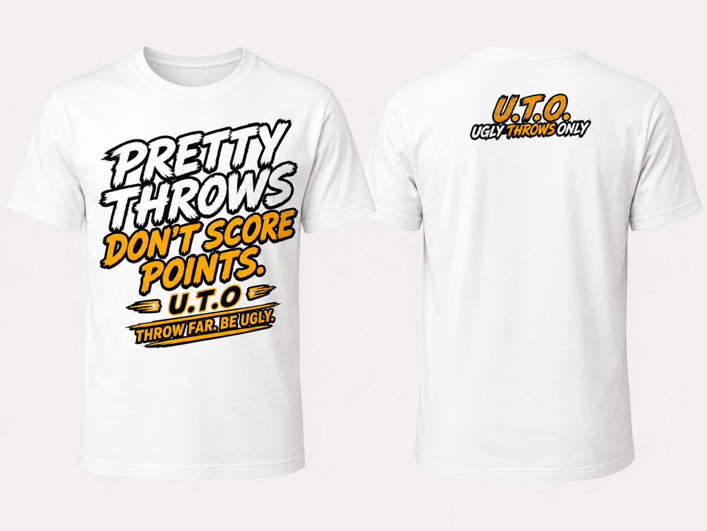 Pretty Throws U.T.O Funny Quotes Tee Collection