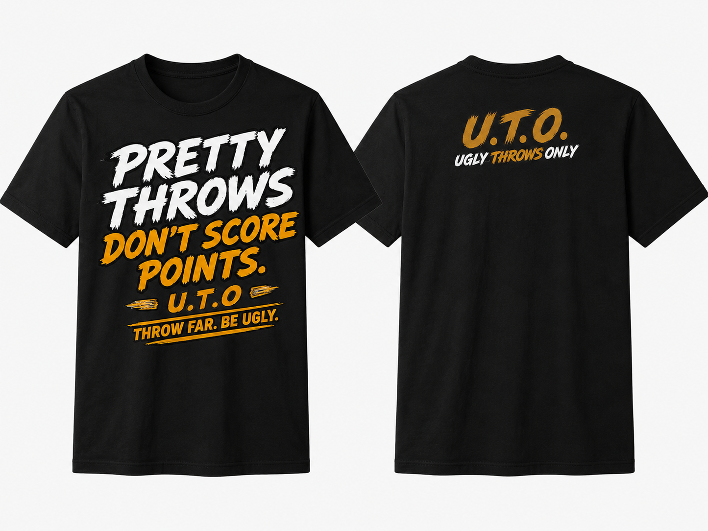 Pretty Throws U.T.O Funny Quotes Tee Collection
